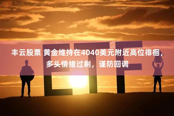 丰云股票 黄金维持在4040美元附近高位徘徊，多头情绪过剩，谨防回调