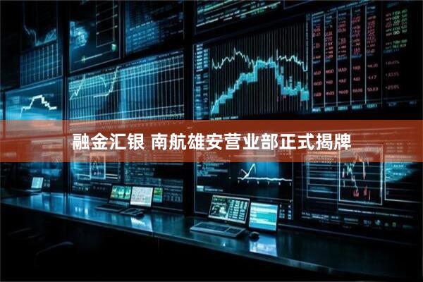 融金汇银 南航雄安营业部正式揭牌